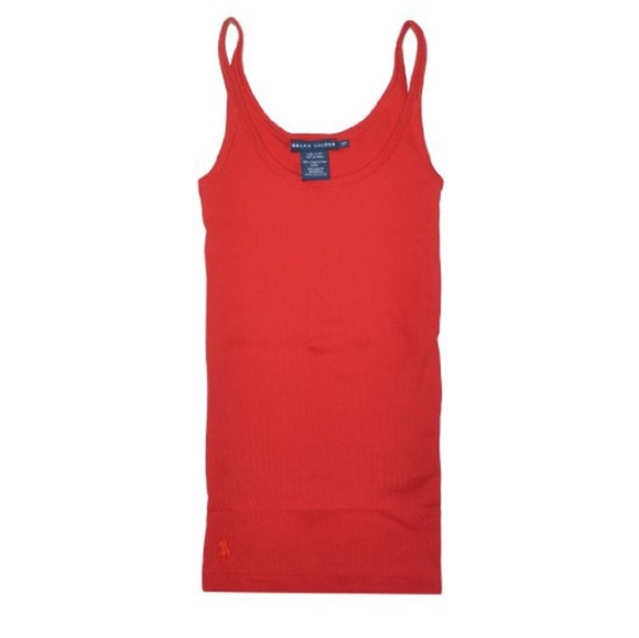 ♥️ Ralph Lauren Women Ribbed Strech Cotton Top